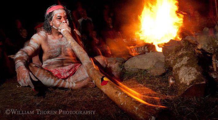 Traditional Didgeridoo Rhythms by Lewis Burns, Aboriginal Australian Artist  